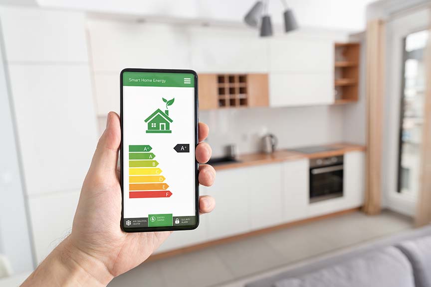 Una aplicación del móvil que indica la eficiencia energética de una vivienda | HomeServe